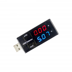 Dual USB current and voltage detection meter tester one point two adapter power performance test