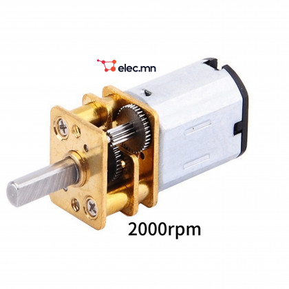 N20 motor 2000rpm 12v