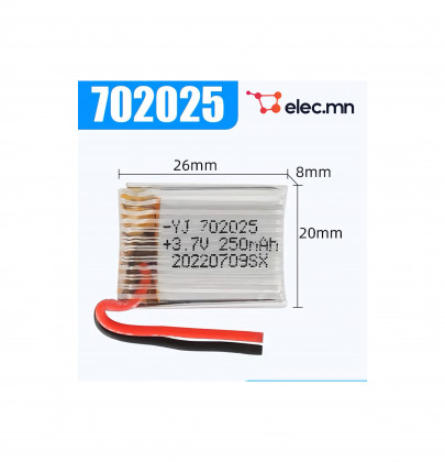 3.7v 250mah