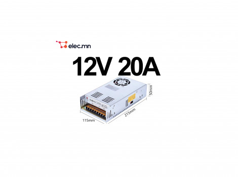 power supply 12v 20A