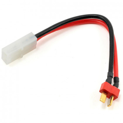 Big White Tamiya Connector Female To Deans T Plug Male Battery Adapter Cable