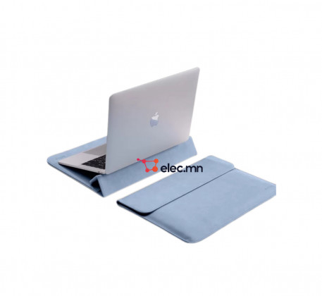 Blue Laptop Sleeve with Adjustable Stand Functionality” 13.3inch