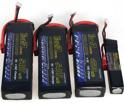 tiger lipo 5400mah  14.8v（4s）