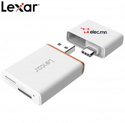 Lexar Huawei NM card TF card small card microSD memory card two-in-one card reader nCARD Huawei mobile phone memory card high-speed card reader USB3.1 Type-c card reader