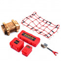 1/10 simulation climbing car TRX4 SCX10 mood decoration luggage net fuel tank oil bucket bucket accessories
