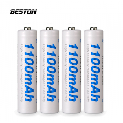 Beston - 4x aaa 1100mAh Rechargeable Battery with Case