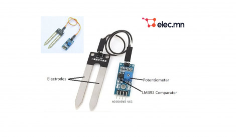 Soil moisture sensor хөрсний чийг мэдрэгч сенсор