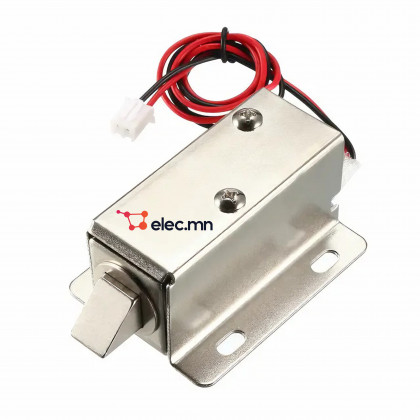 Electronic Latch Lock Catch Door 12V Electro-magnet Release Solenoid Slant Slug Frame Control Electronic