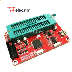 51 MCU programming support AT89C52 24C02 93C46 300 kinds of chip USB burner