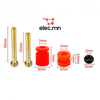 FPV DreamWorks Flying Tower M3 TMOTOR Flight Control ESC Assembly 30*30 Shock Absorber Screw Pack