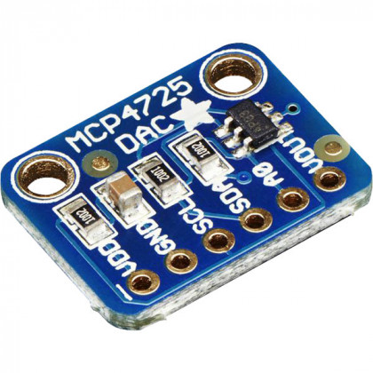 ESP32 and MCP4725 Digital-to-Analog Converter example