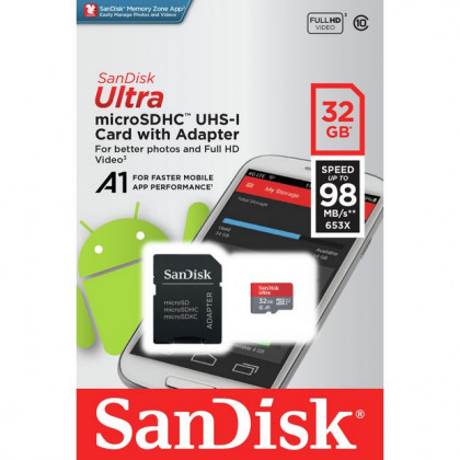 SanDisk A1 micro sd card usb flash memory card 16GB