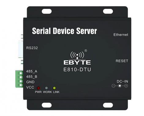 E810-DTU-V2.0 RS485 RS232 to Ethernet RJ45 Serial Port Server Wireless Transceiver Modem Full Duplex Module