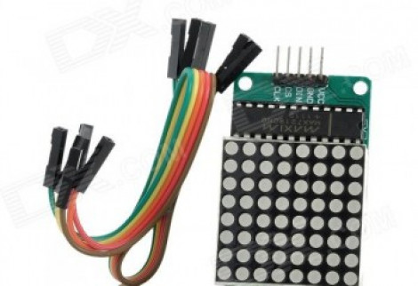 MAX7219 Red Dot Matrix Module