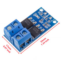 EPLZON MOS Switch Drive Module DC 5V-36V 15A(Max 30A) 400W FET Trigger Switch Board Driving Module 0-20KHz PWM Adjustment Electronic Switch Control Board DC Motor Speed Controller