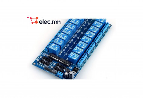 16 channel 5v relay module