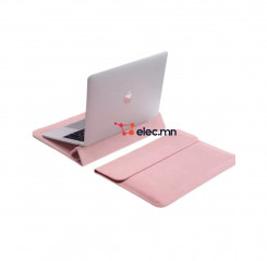 “Cherry Blossom Pink Laptop Sleeve with Adjustable Stand Functionality”13.3inch