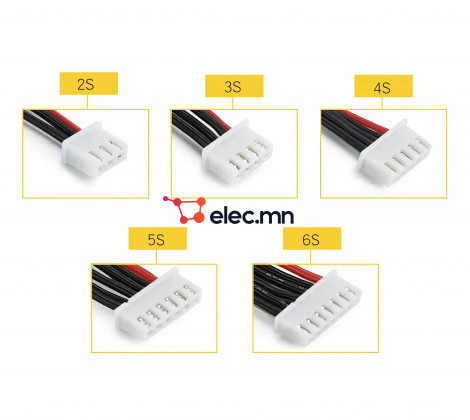 4s Balance Charger Silicon Cable Wire JST XH Connector Adapter Plug