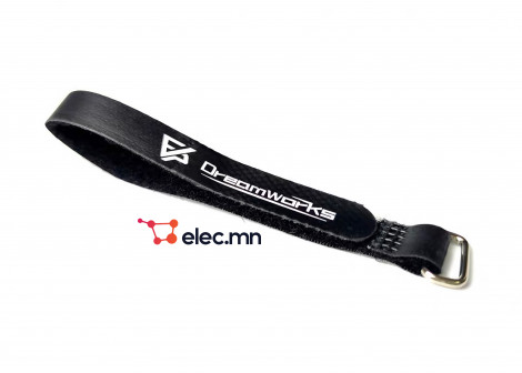 FPV DreamWorks Nylon Narrow Reverse Velcro Anti-slip 10*200 Drone Battery Strap